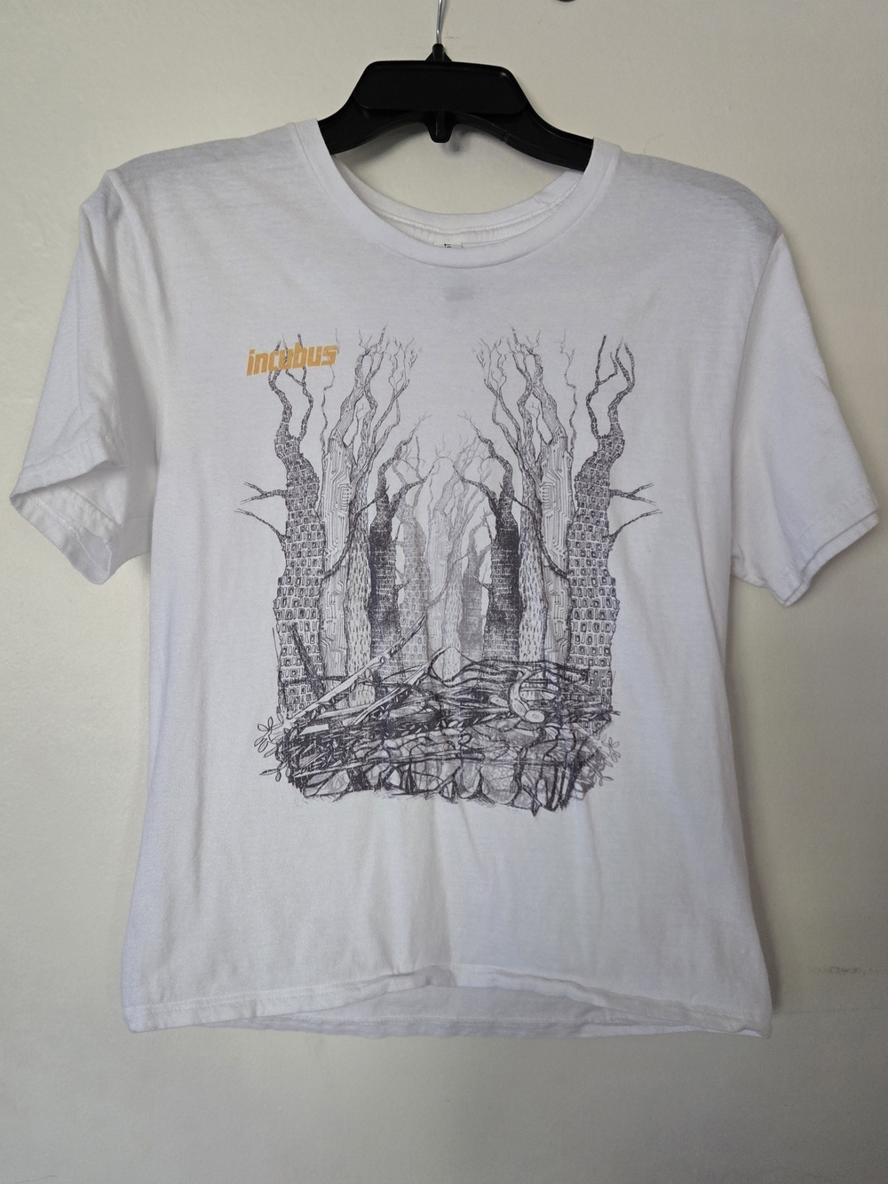 White Graphic Men's T-Shirt